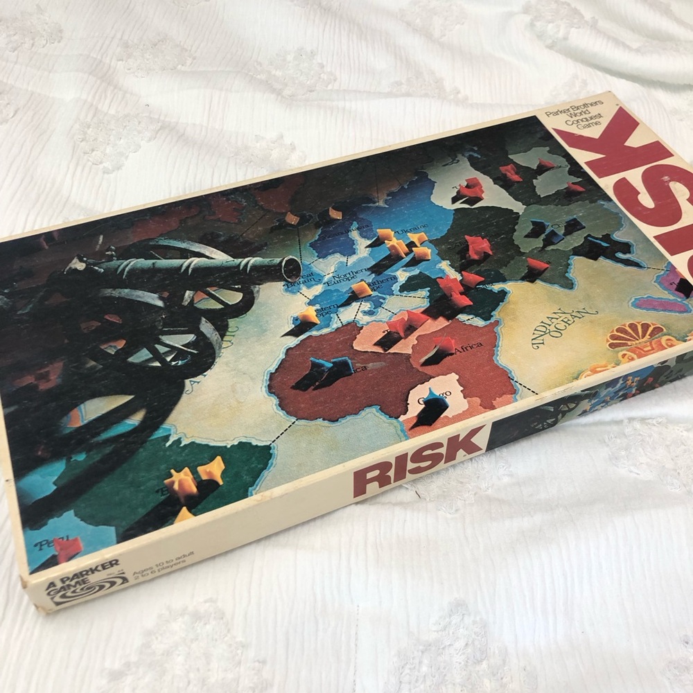 Risk Board Game Vintage 1975 Parker Brothers